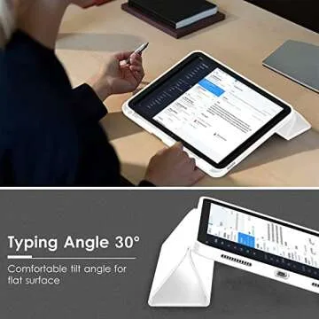 ZryXal iPad Case 10th Gen 2022 with Pencil Holder and More