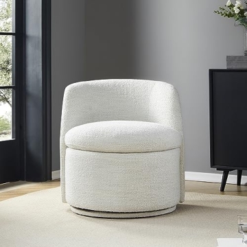 Cozy CHITA Swivel Barrel Chair for Stylish Living Rooms