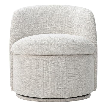 Cozy CHITA Swivel Barrel Chair for Stylish Living Rooms