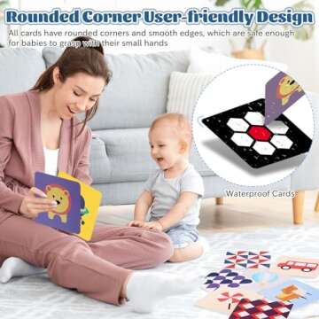 Visual Stimulation Flash Cards for Newborns - 0-36 Months