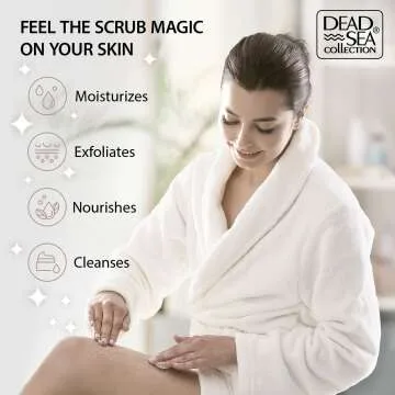 Coconut Salt Body Scrub 23.28 OZ - Dead Sea Minerals