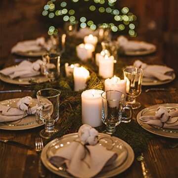 Darget Cotton Balls Decor - 20 Pieces for Wreath Decor White Dried Cotton Bolls (Balls) Made of Natural Cotton Great for Crafting, Home Decor Wedding, Farmhouse Style