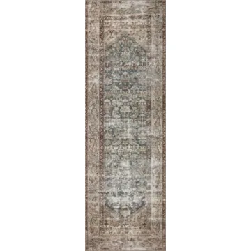 Loloi Amber Lewis Georgie Collection Area Rug - Teal/Antique
