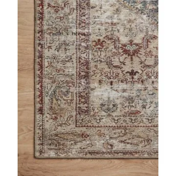 Loloi Amber Lewis Georgie Collection Area Rug - Teal/Antique