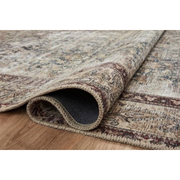 Loloi Amber Lewis Georgie Collection Area Rug - Teal/Antique