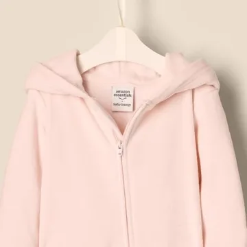 Velour Hooded Coverall for Babies - Stylish & Warm