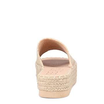 Coconuts by Matisse Womens Del Mar Espadrille Platform Casual Sandals Casual Low Heel 1-2" - Beige - Size 9 B