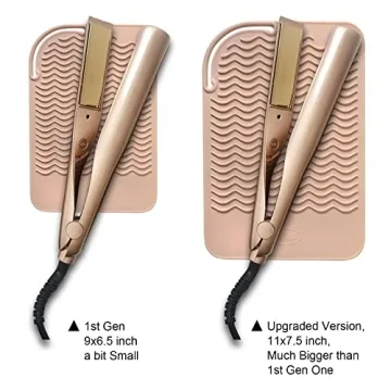 Sygile 11" X 7.5" Silicone Mat for Hair Styling Tools