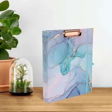 Stylish EYROZILL 3 Ring Binder for 8.5" Paper with Dividers