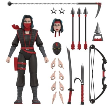 Super7 ULTIMATES! Teenage Mutant Ninja Turtles Karai - 7" TMNT Action Figure with Accessories Classi...