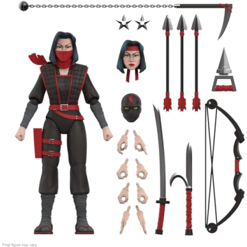 Super7 ULTIMATES! TMNT Karai Action Figure with Accessories