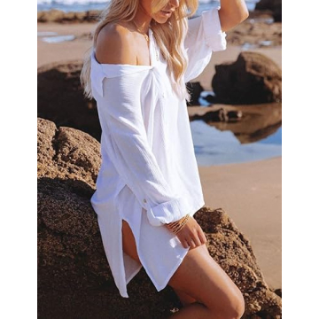 Stylish LYHNMW Women Beach Cover Up Lightweight Fashionable Beachwear