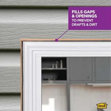 M-D Building Products - Versatile Gray Foam Backer Rod - Set 5/8in x 20ft - Essential Caulk Saver for Sealing Concrete Gaps, Expansion Joints, and Crack Filling (71506)