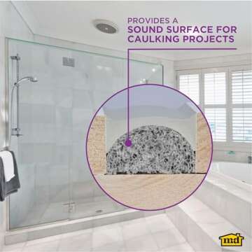 M-D Building Products - Versatile Gray Foam Backer Rod - Set 5/8in x 20ft - Essential Caulk Saver for Sealing Concrete Gaps, Expansion Joints, and Crack Filling (71506)