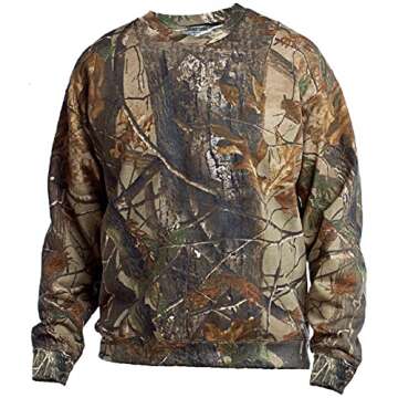 Joe's USA Men's Camouflage Crewneck Sweatshirts