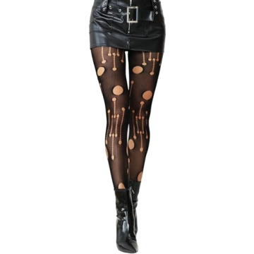 Psixnc Ripped Tights, Sexy High Waist Fishnet Tights - Premium Women's Stretchy Fishnet Stockings fo...