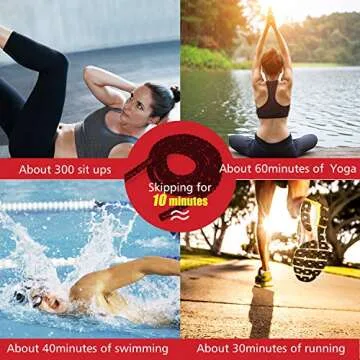 Proud Panda Heavy Jump Ropes for Fitness 3LB, Weighted Adult Skipping Rope Exercise Battle Ropes for...