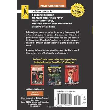 On the Court with… Lebron James (Matt Christopher Sports Biographies)
