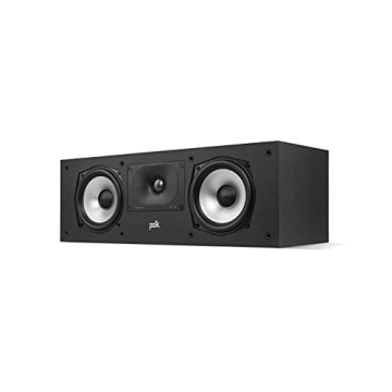 Polk Monitor XT30 Compact Center Channel Speaker - Hi-Res Audio Certified, Dolby Atmos & DTS:X Compa...