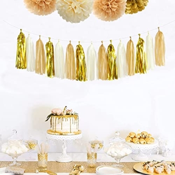 DIY Tassel Garland for Weddings Parties Baby Showers