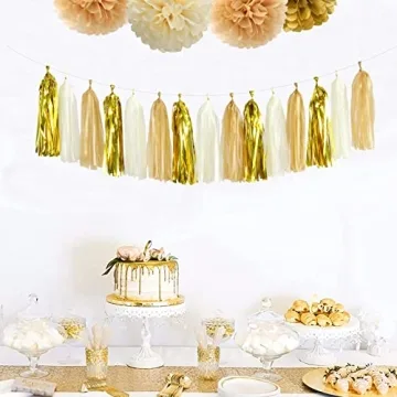DIY Tassel Garland for Weddings Parties Baby Showers