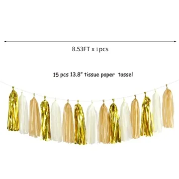 DIY Tassel Garland for Weddings Parties Baby Showers