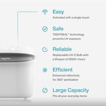 UV Box Sanitizer - Touch Control & Large Capacity