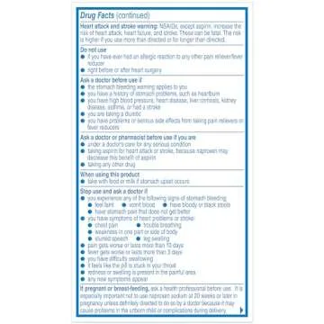 Aleve 50 Count Pain Relief Caplets for 12-Hour Relief