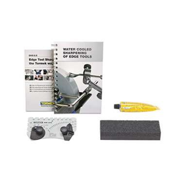 Tormek T-4 – Compact Water Cooled Sharpening System for Edge Tools – US Version – English Handbook
