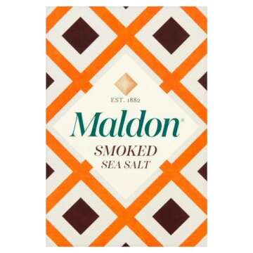 Maldon Smoked Sea Salt Flakes, 4.4 Ounce