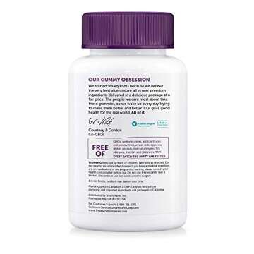 SmartyPants Men's & Women's Probiotic Immunity Gummies: Prebiotics & Probiotics for Digestive Health...