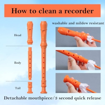 SDREAM Soprano Recorder - Beginner German Fingering Flute