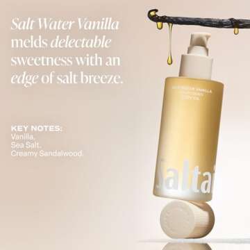Luxurious Saltair Body Oil for Hydrated Skin in Vanilla