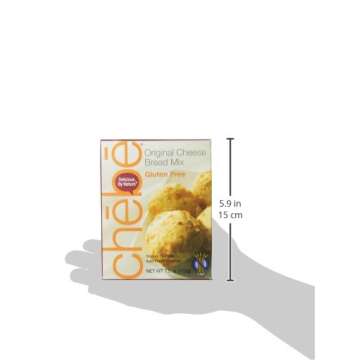 Chebe Bread Original Cheese Bread Mix, Gluten Free, 7.5-Ounce Bags (Pack of 8)