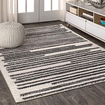 JONATHAN Y MOH207A-4 Khalil Modern Berber Stripe Indoor Rug - Elegant, Easy-Clean & Non-Shedding