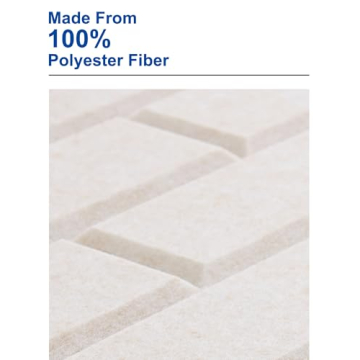 Self-Adhesive Acoustic Wall Panels - 12 Pack