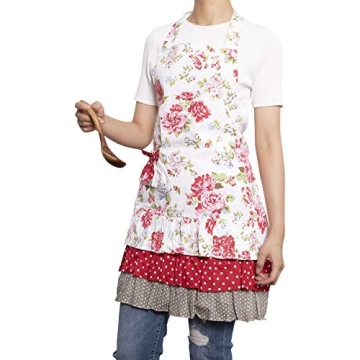 Stylish NEOVIVA Kitchen Apron for Women with Pocket