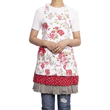 Stylish NEOVIVA Kitchen Apron for Women with Pocket