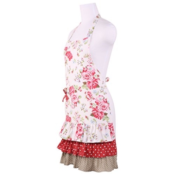 Stylish NEOVIVA Kitchen Apron for Women with Pocket