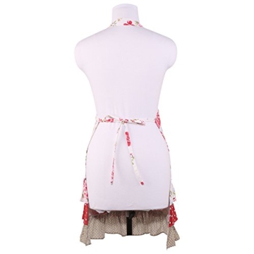 Stylish NEOVIVA Kitchen Apron for Women with Pocket