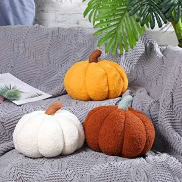 Queekay Pumpkin Pillows - Cozy Fall Decor for All
