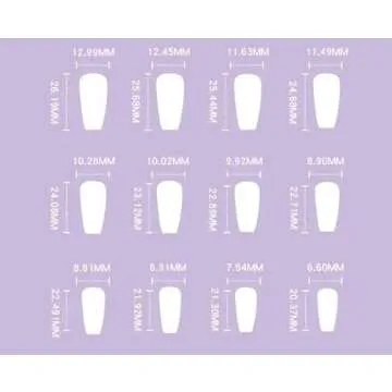 Y2K Long Coffin Cute Kawaii Press on Nails - 24Pcs