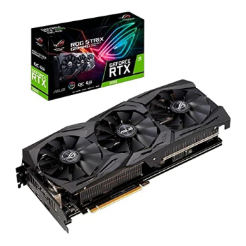 ASUS ROG STRIX GeForce RTX 2060 Overclocked 6G GDDR6 HDMI DP 1.4 Gaming Graphics Card (ROG-STRIX-RTX...