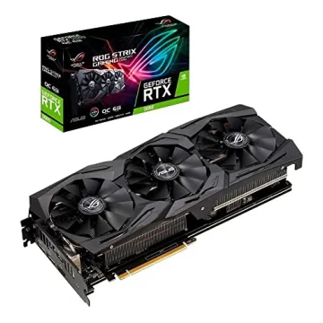 ASUS ROG STRIX GeForce RTX 2060 Overclocked 6G GDDR6 HDMI DP 1.4 Gaming Graphics Card (ROG-STRIX-RTX...