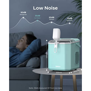 Silonn Ice Maker - Quick & Portable for Home & Camping