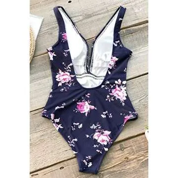 CUPSHE Women's in The Forest One-Piece Swimsuit Beach Swimwear Bathing Suit