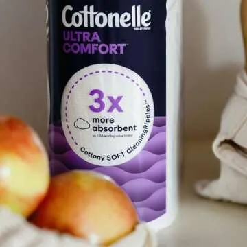 Cottonelle Ultra Comfort Toilet Paper, 9 Mega Rolls Softness