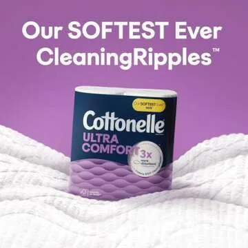 Cottonelle Ultra Comfort Toilet Paper, 9 Mega Rolls Softness