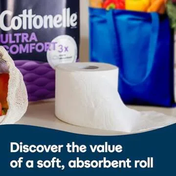 Cottonelle Ultra Comfort Toilet Paper, 9 Mega Rolls Softness