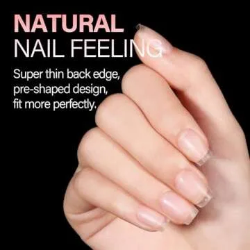 AILLSA Extra Short Coffin Nail Tips - 450PCS Full Cover